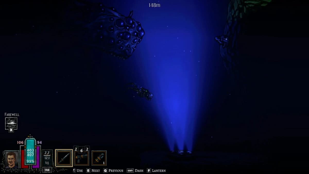 Screenshot from Dive or Die: Children of Rain