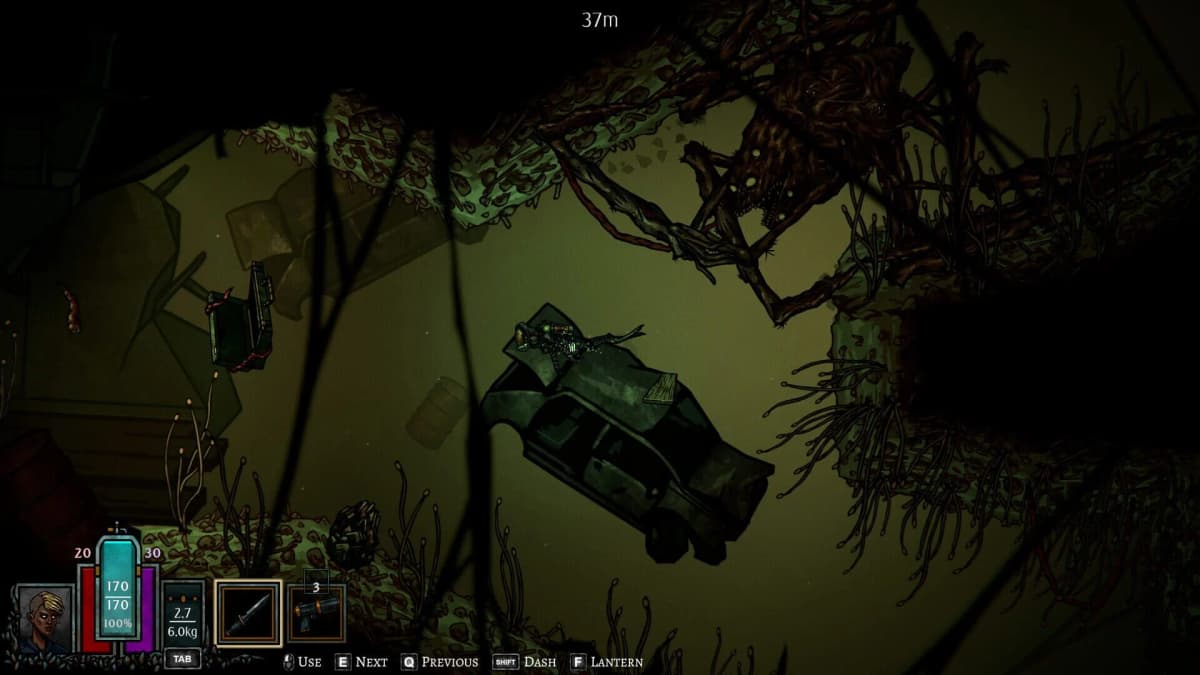 Screenshot from Dive or Die: Children of Rain
