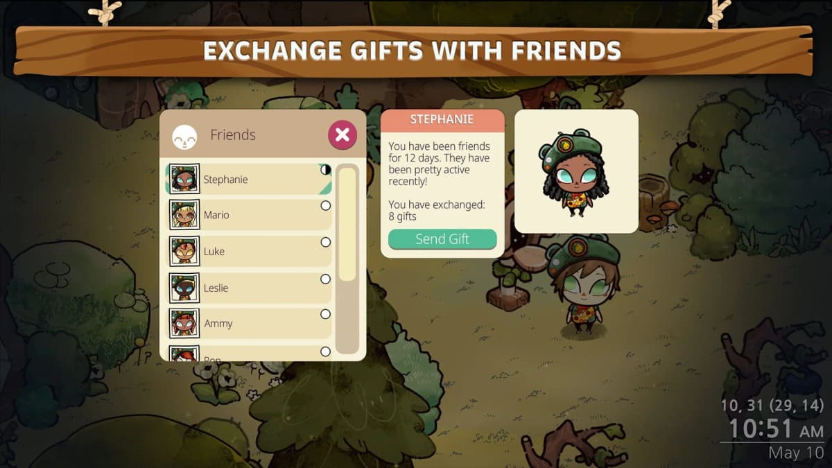 Screenshot from Cozy Grove: Camp Spirit