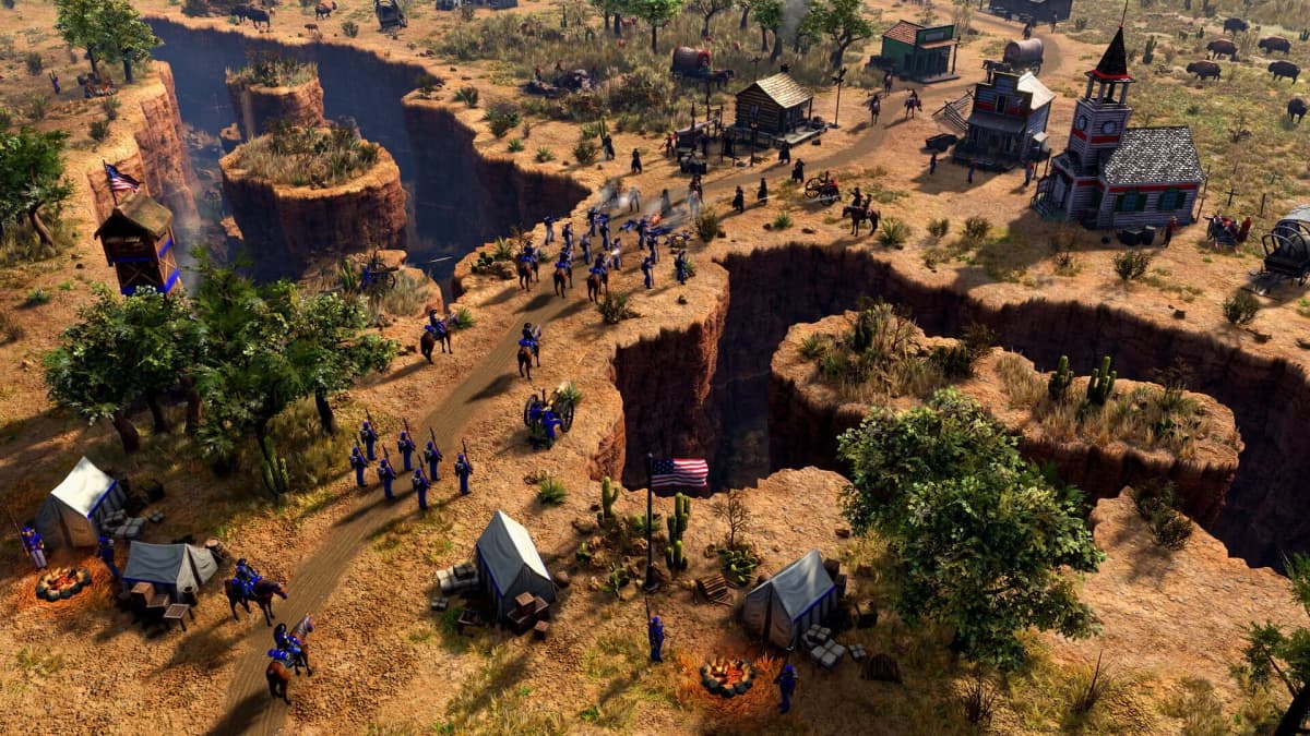 Screenshot from Age of Empires III: Definitive Edition - United States Civilization