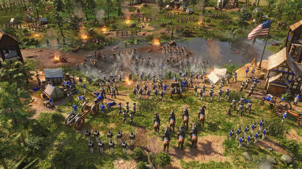 Screenshot from Age of Empires III: Definitive Edition - United States Civilization