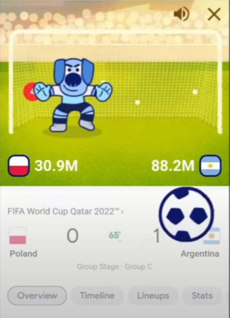 Screenshot from Mini Cup