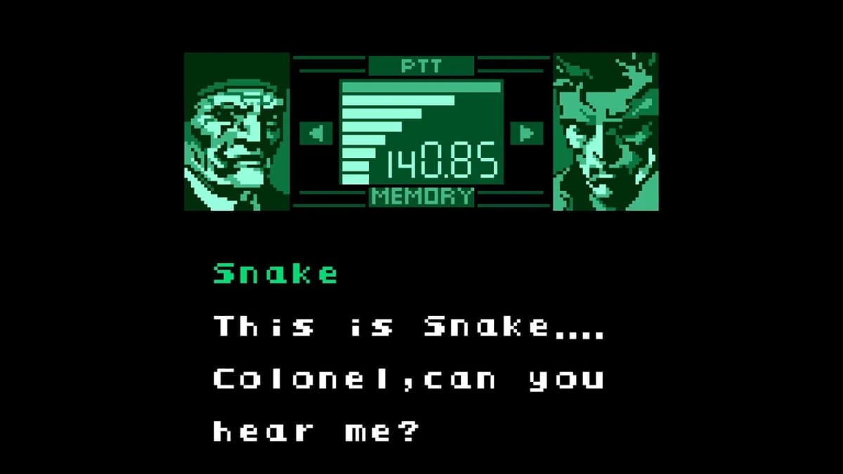 Screenshot from Metal Gear Solid: Master Collection Vol. 2 Bonus Content