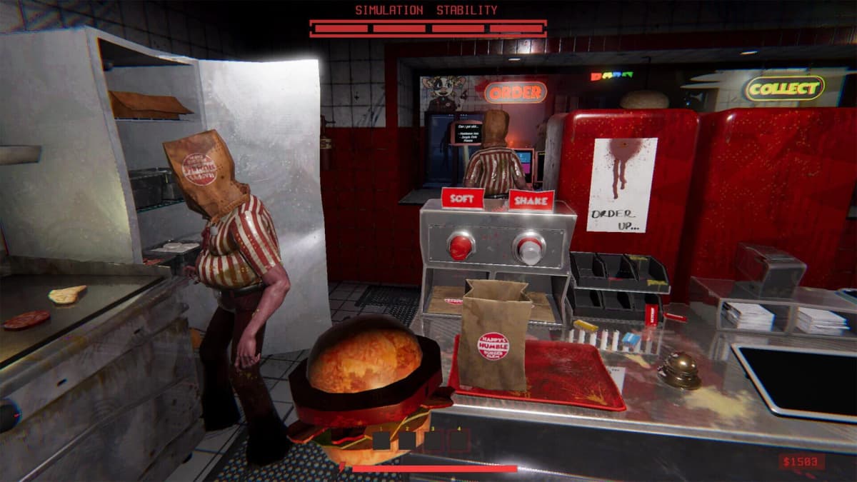 Screenshot from Happy's Humble Burger Cult