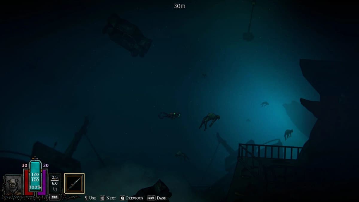 Screenshot from Dive or Die: Children of Rain