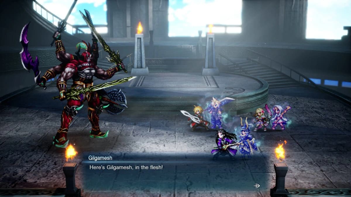 Screenshot from Final Fantasy Resonance
