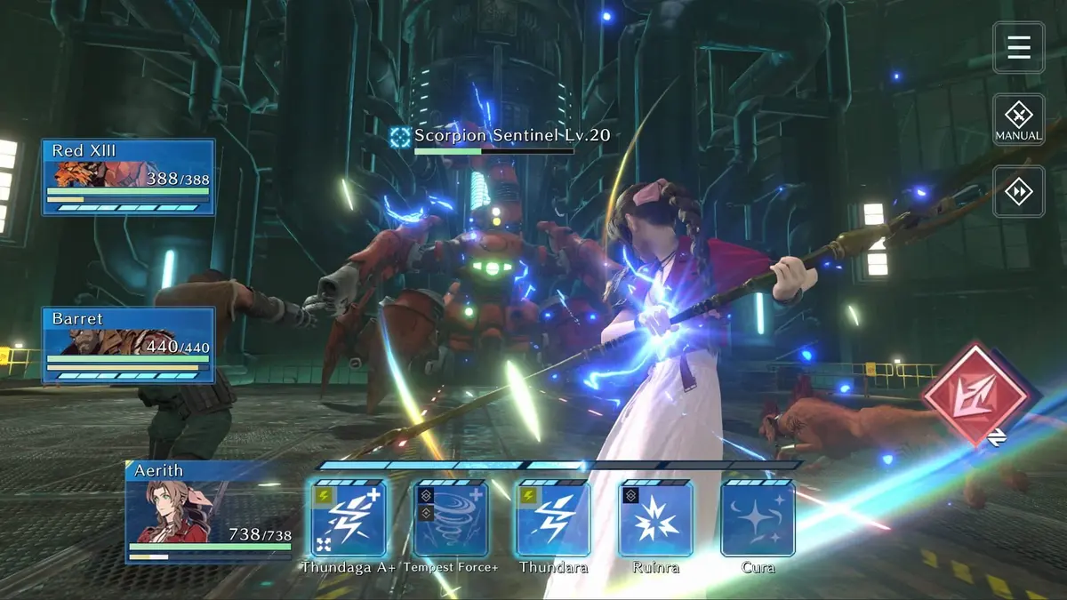 Screenshot from Final Fantasy VII: Ever Crisis