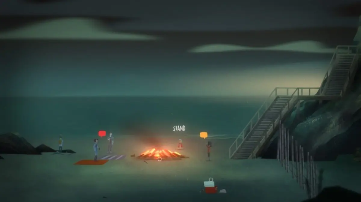 Screenshot from Oxenfree