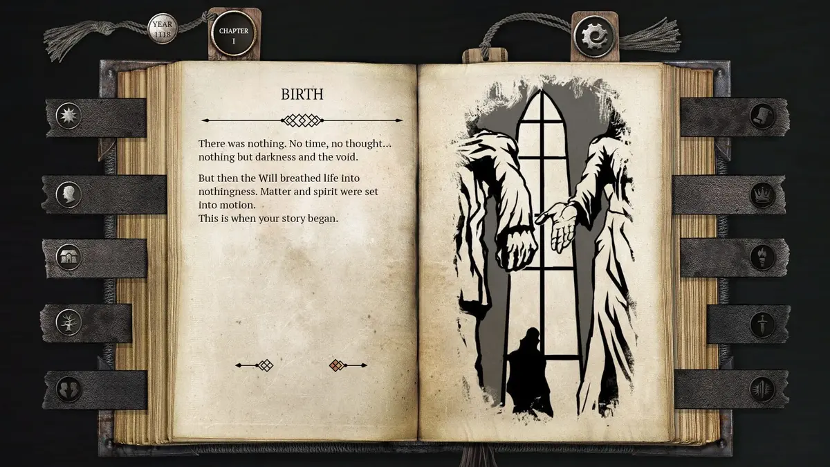 Screenshot from The Life and Suffering of Sir Brante