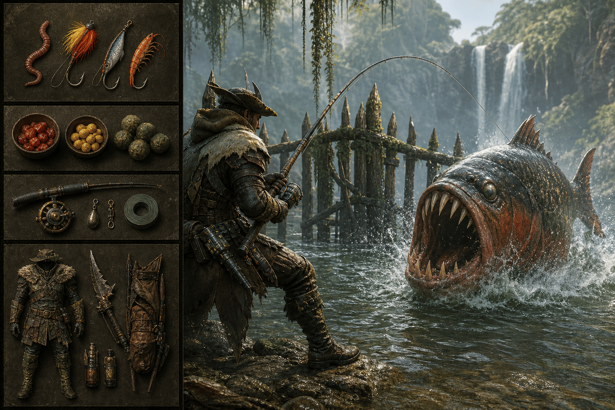 How to Fish: Beat Giant Piranha via the Leech Quest Checklist