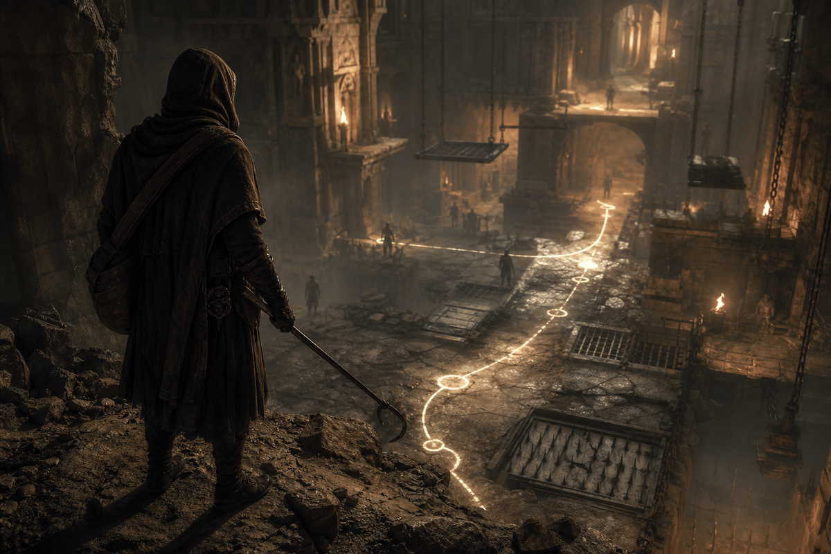 Cinematic navigation and encounter framing