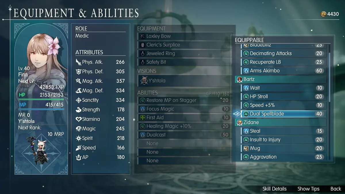 Final Fantasy Resonance: Choose an Edition and Set Up Combat