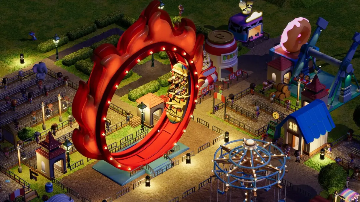 Screenshot from RollerCoaster Tycoon Wonderworks