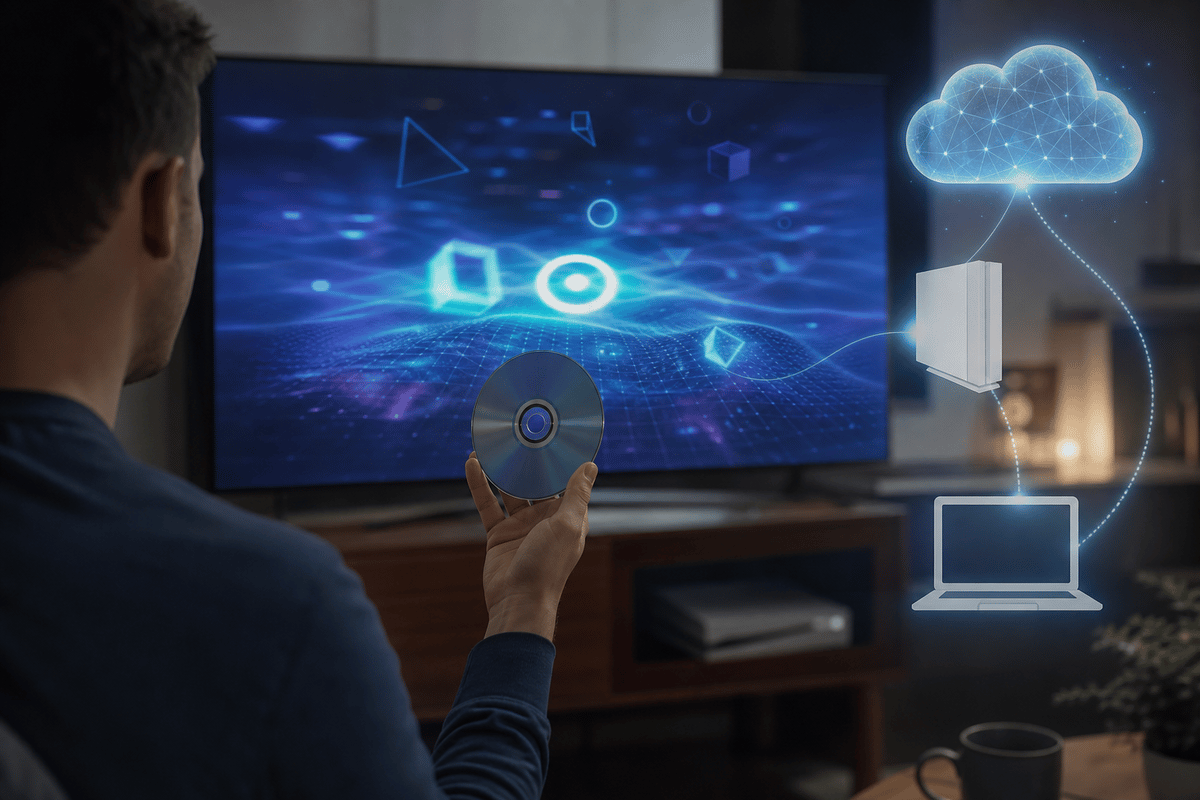 User perspective on transitioning from physical ownership to cross-device digital access.