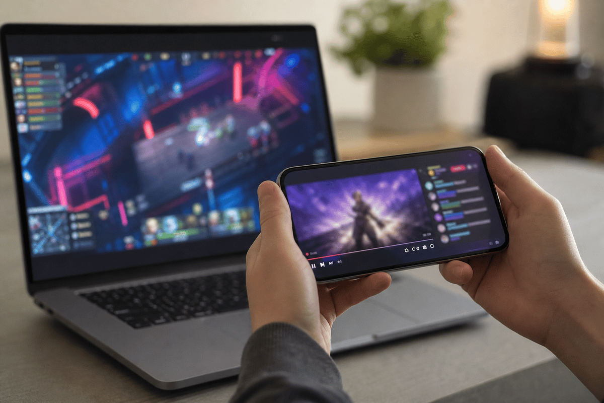 Where to stream: mobile and desktop viewing setup