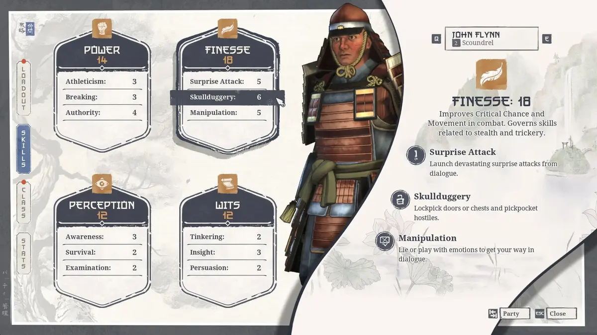 Screenshot from Expeditions: Samurai