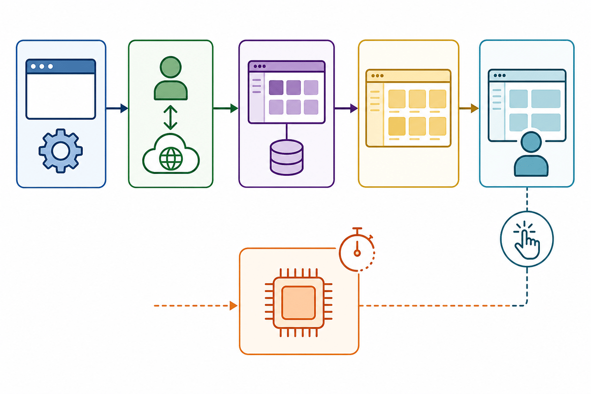 Depicts which startup phases benefit from the Low Latency Profile.