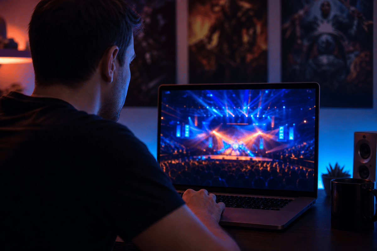 Lifestyle image representing how readers will watch the ceremony.