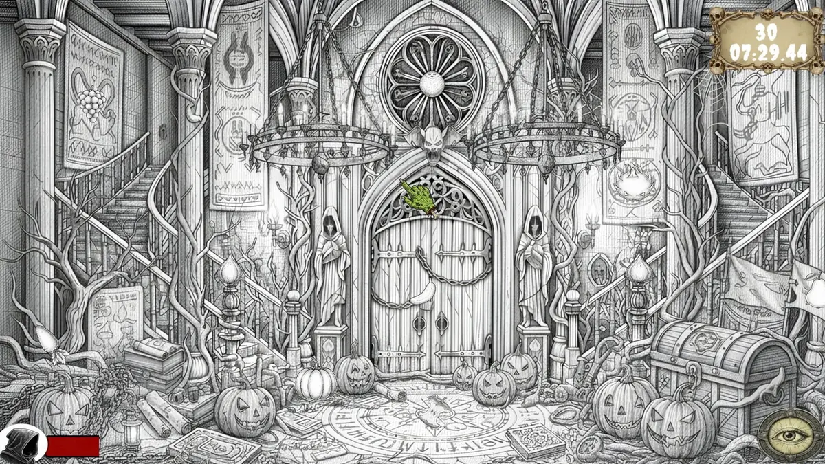 Screenshot from Halloween Mystery: 100 Hidden Object Fruits