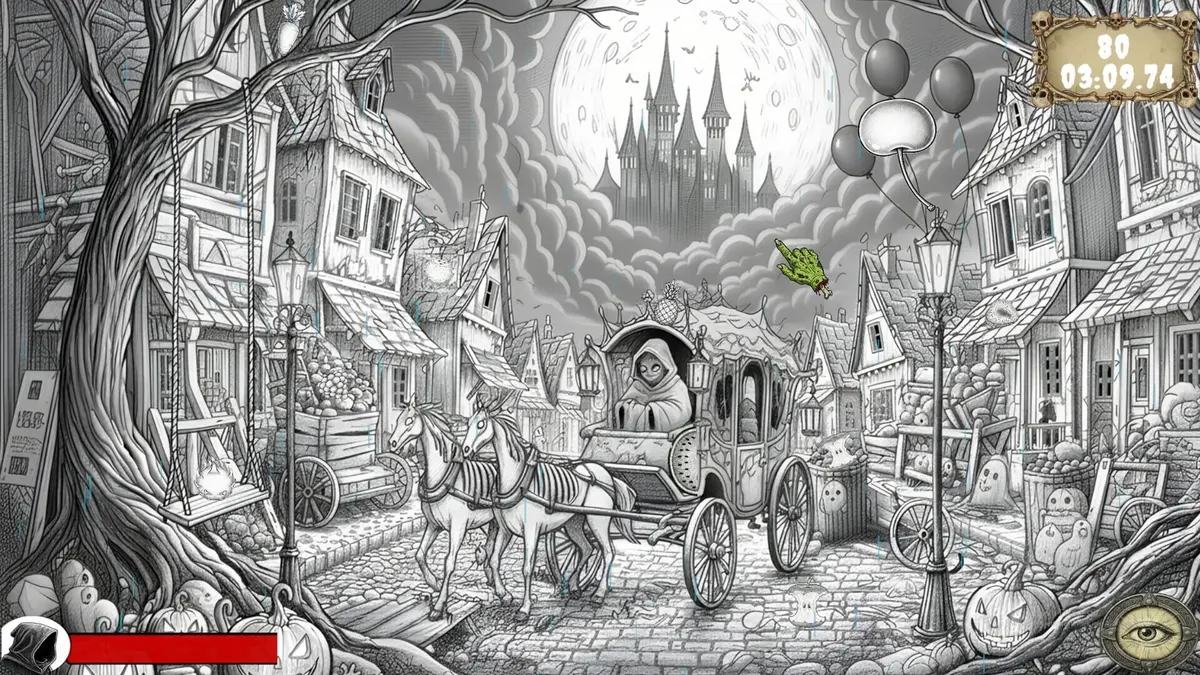 Screenshot from Halloween Mystery: 100 Hidden Object Fruits