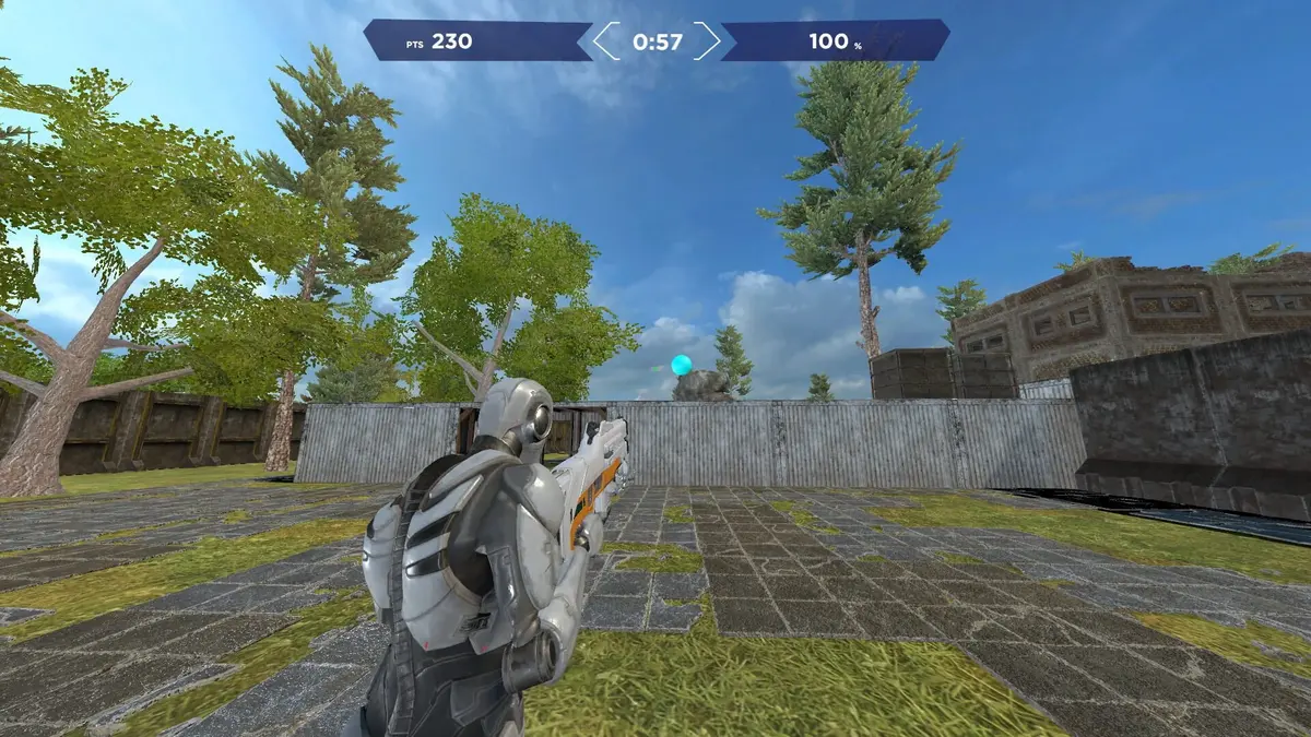Screenshot from Aimlabs