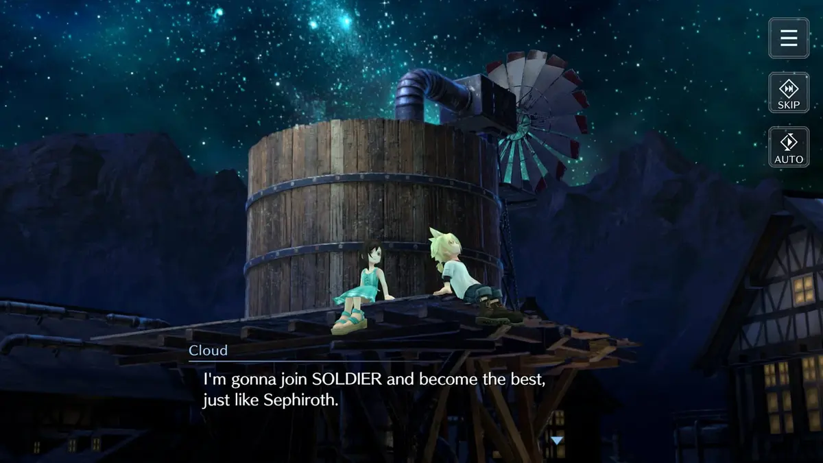 Screenshot from Final Fantasy VII: Ever Crisis