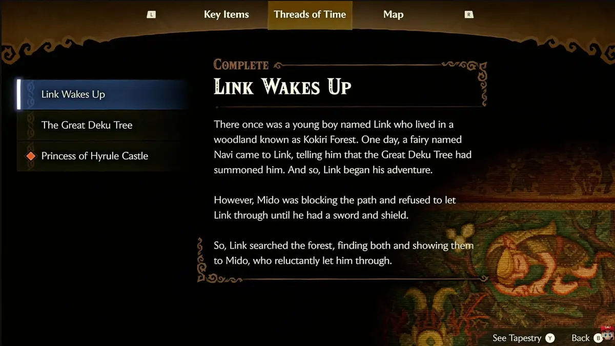 Screenshot from The Legend of Zelda: Ocarina of Time