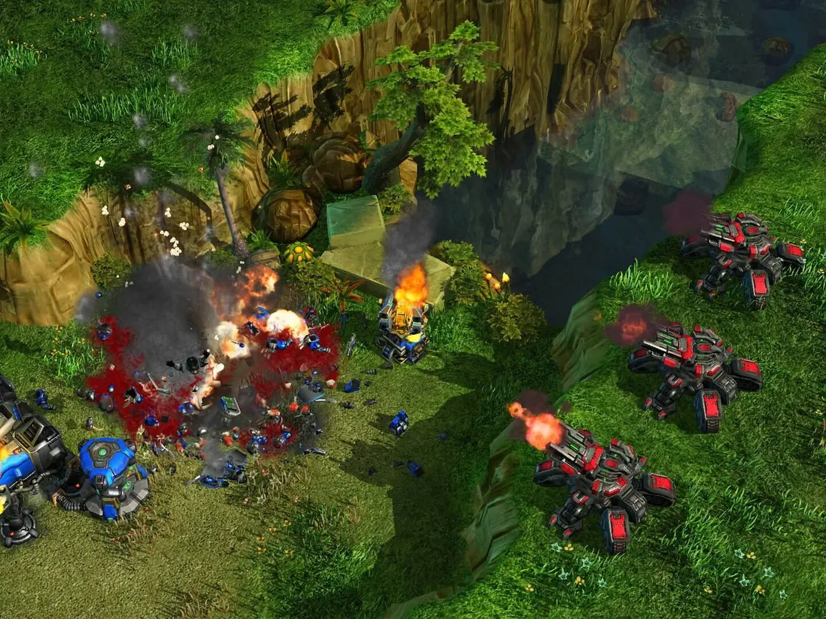 Screenshot from StarCraft II: Wings of Liberty