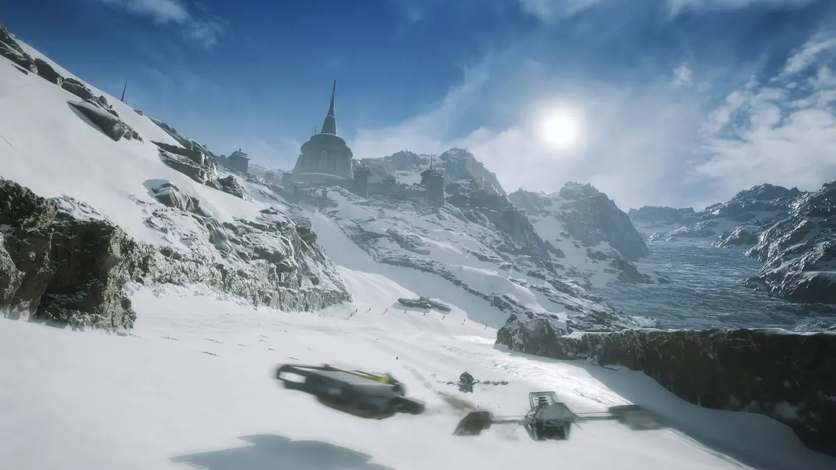 Screenshot from Star Wars: Galactic Racer