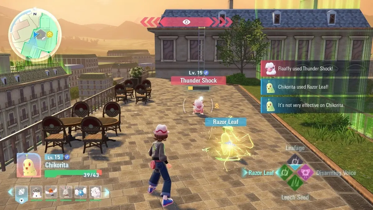 Screenshot from Pokémon Legends: Z-A