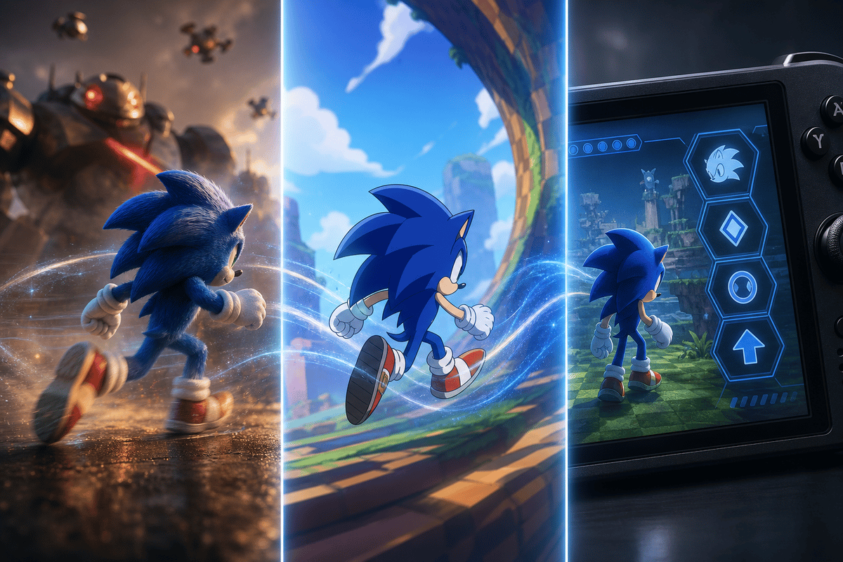 Conceptual transmedia flow from film/anime into games.
