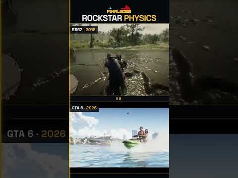 RDR2 vs GTA 6 - Same Studio, 8 Years Apart