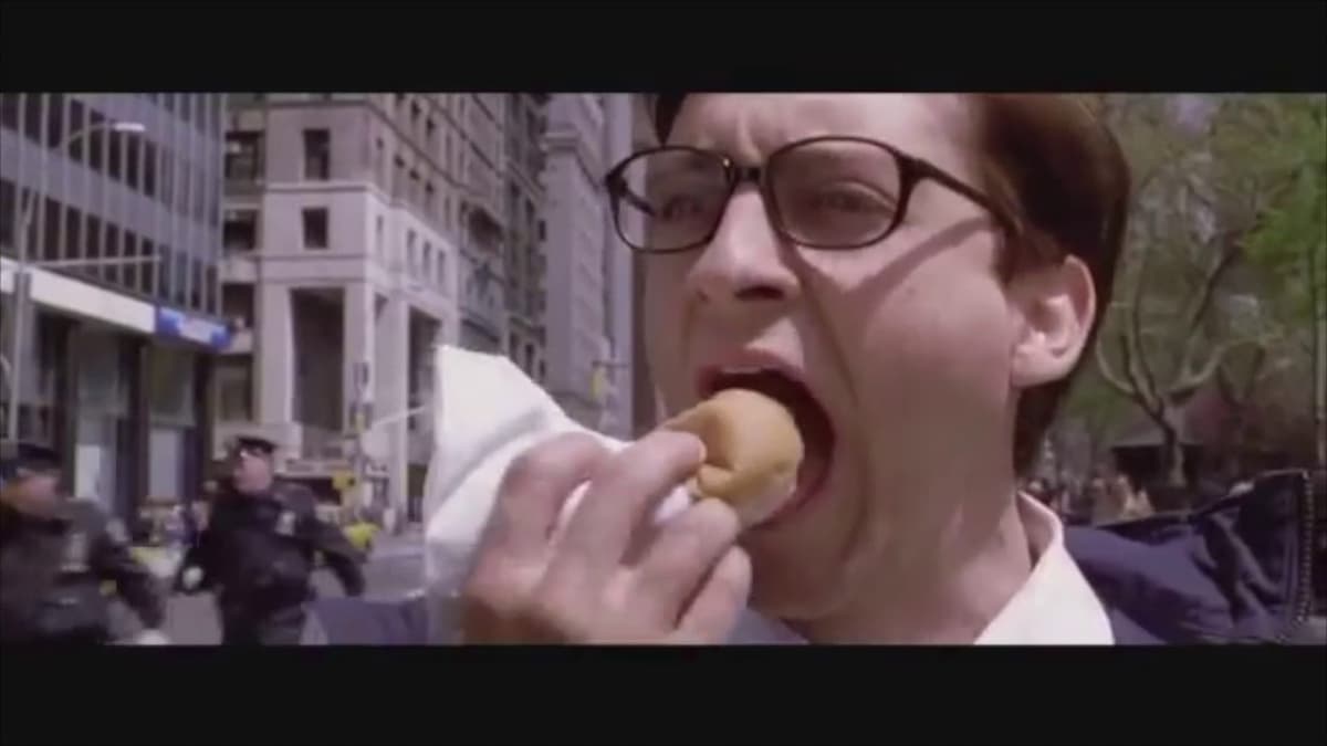 Peter Parker hot dog