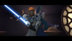 Obi-Wan Kenobi and Satine Kryze