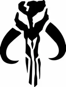 The Mandalorian symbol: Mythosaur