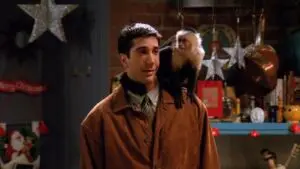Marcel came into Ross' life in the first Friends Christmas episode
