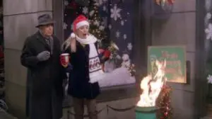Phoebe spreading Christmas joy