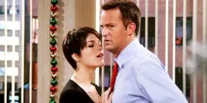 Trouble for Chandler in the season 9 Friends Christmas epsiode