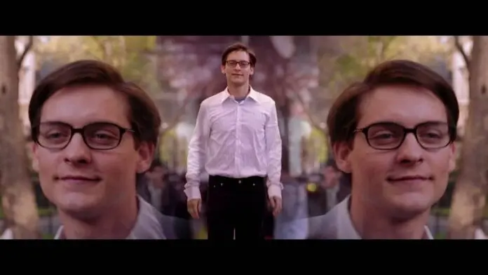 Tobey Maguire as Peter Parker in Spider-man 2