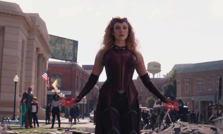 Wanda transformed into the Scarlet Witch
