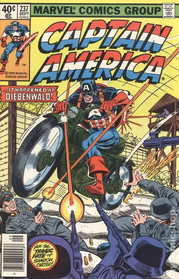 Captain America comicbook cover