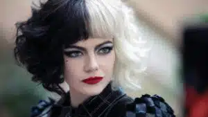 Emma Stone as Cruella.