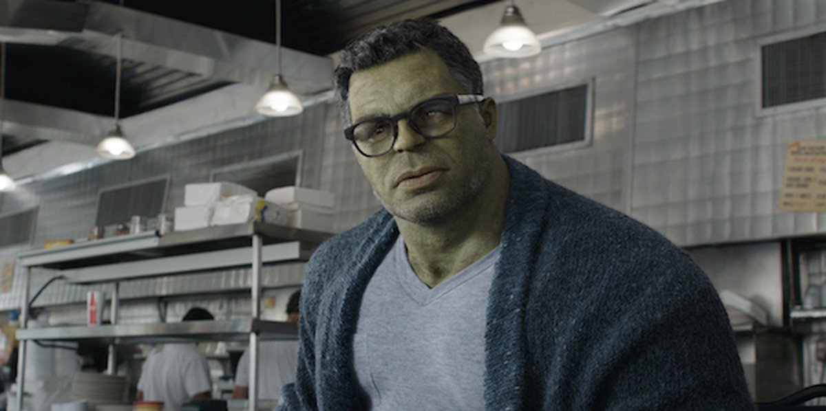 A chilled out Bruce Banner in Avengers Endgame