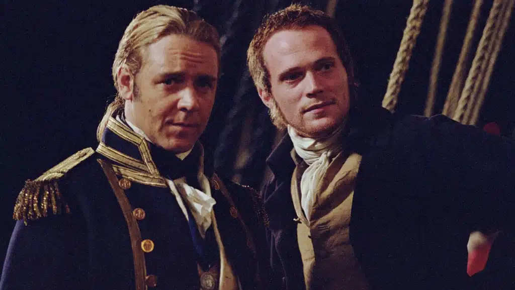 Russell Crowe and Paul Bettany in Master and Commander