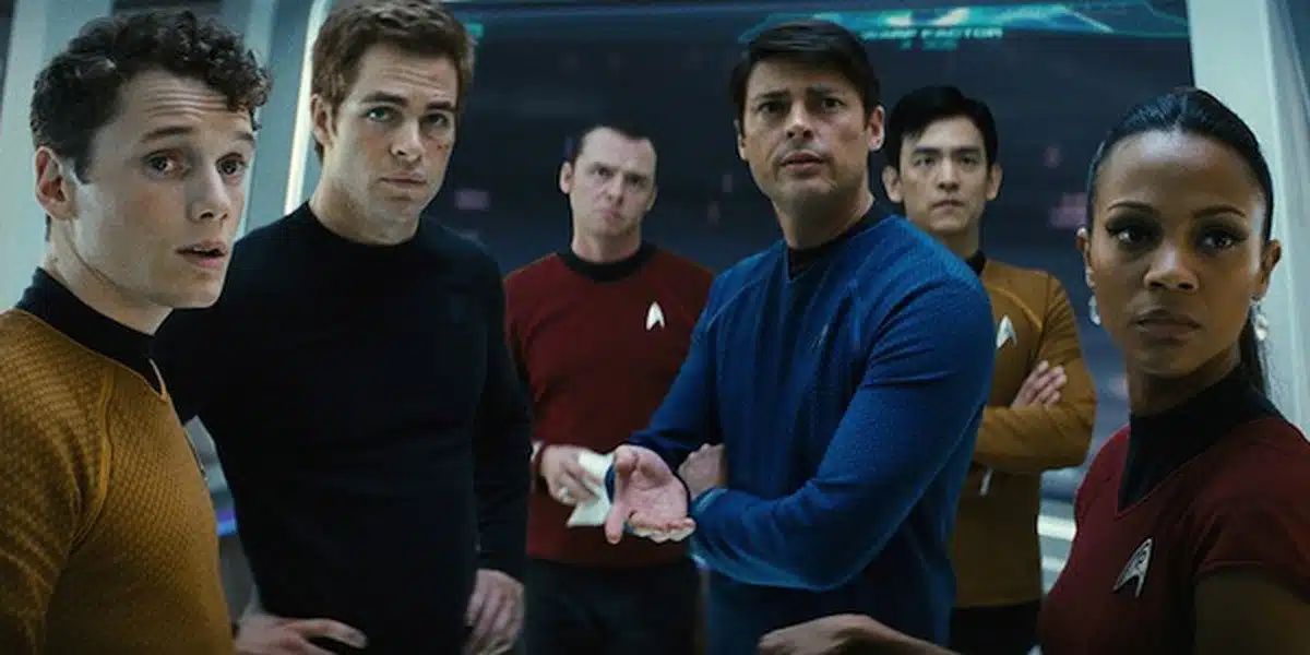 The cast of Star Trek Beyond