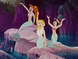 The mermaids from Peter Pan