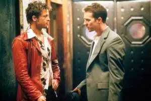 A shot from the film Fight Club.