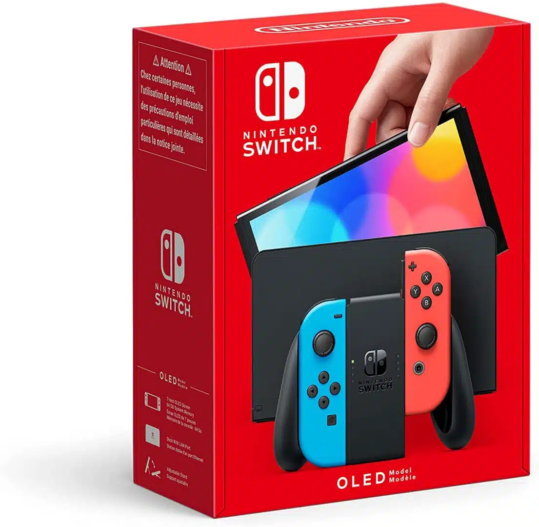 nintendo-switch-oled neon red