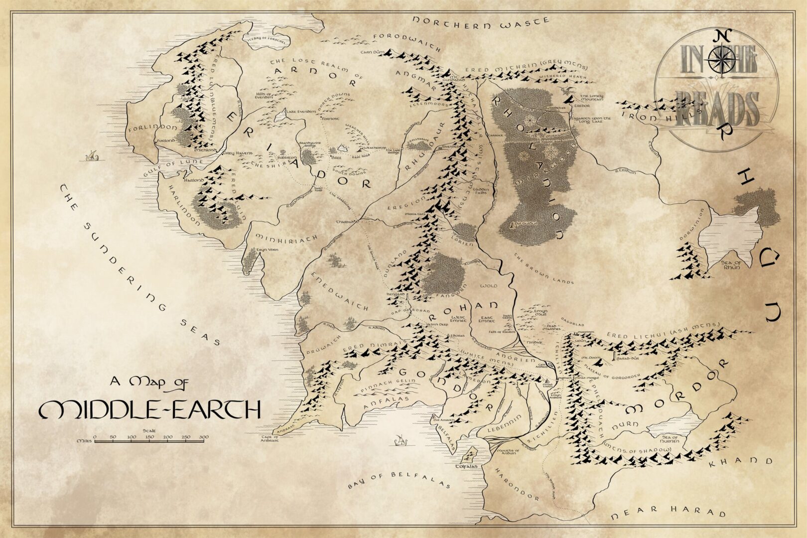 Middle-Earth map