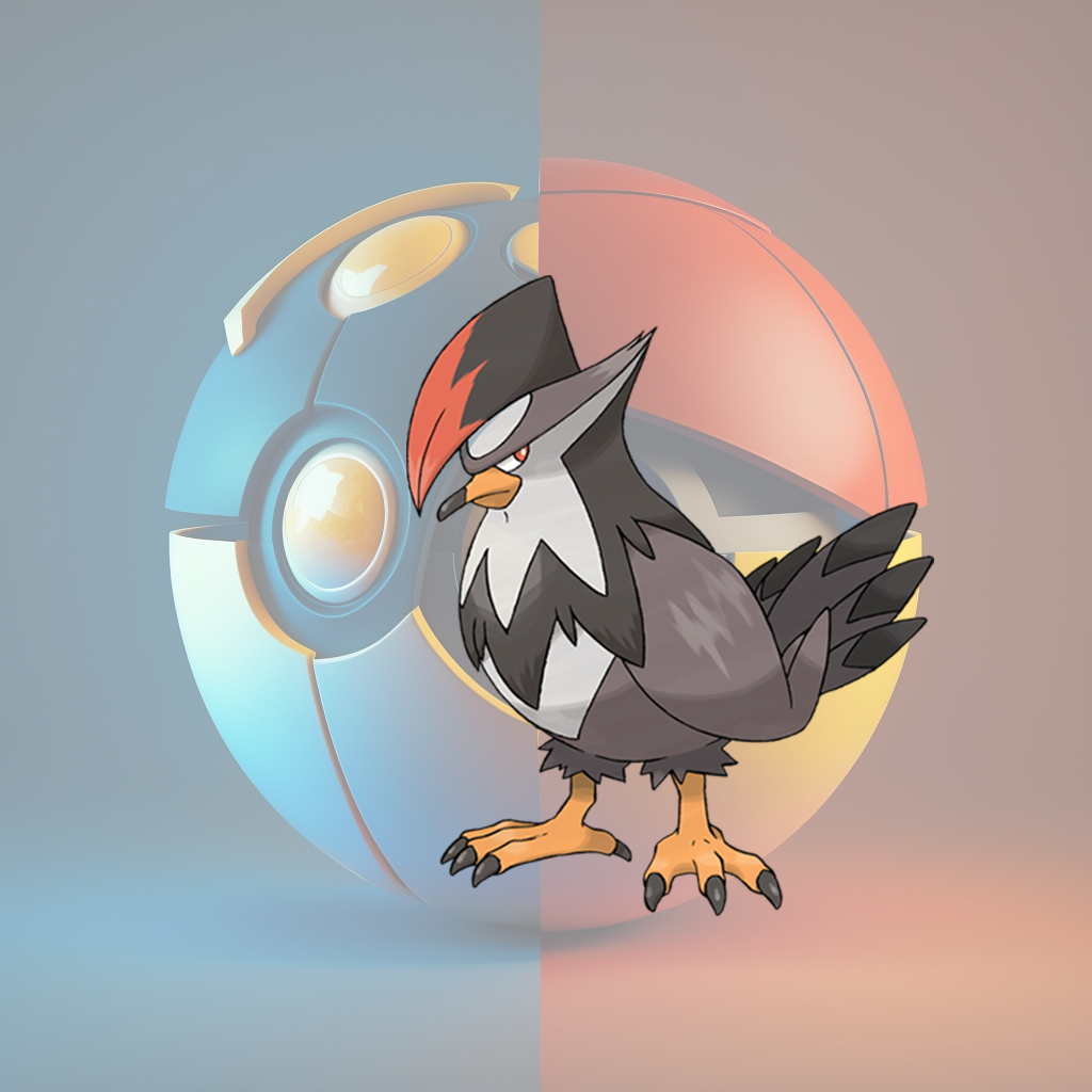 staraptor pokemon bird